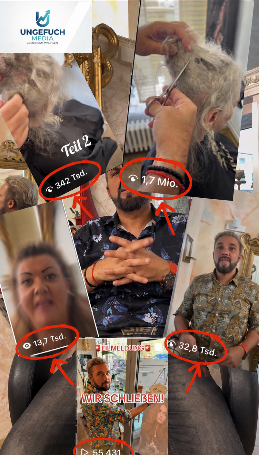 Reel-Erfolge von Ungefuch Media mit Millionen Aufrufen